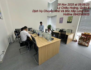 Chuyển vp cho công ty Bất động sản