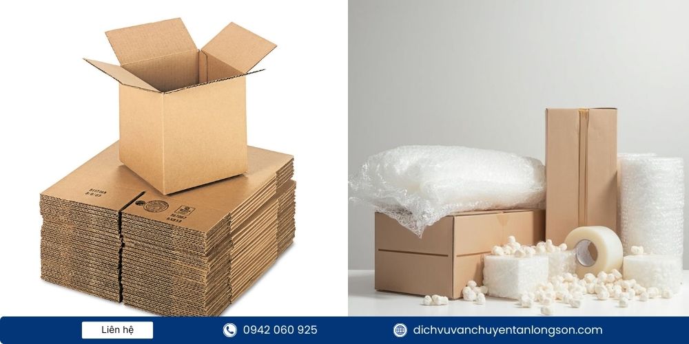 Dụng cụ đóng gói khi chuyển nhà