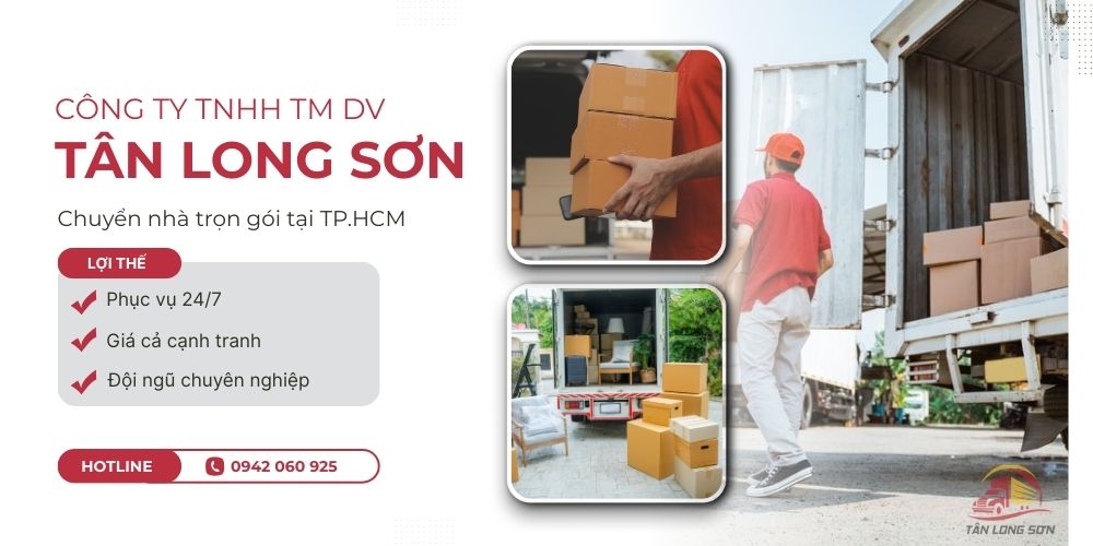 Tân Long Sơn chuyên chuyển nhà trọn gói tại Bình Hưng Hoà và toàn khu vực TP.HCM