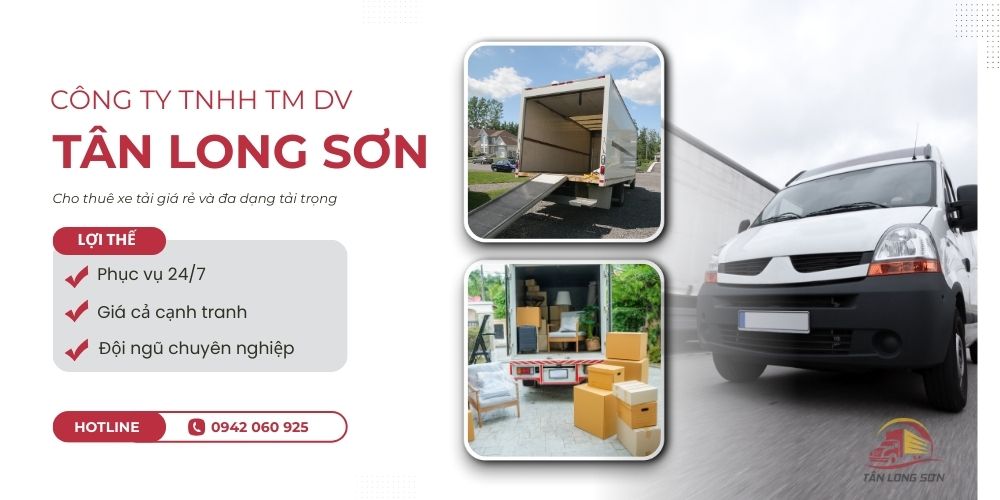 Tân Long Sơn cung cấp dịch vụ thuê xe tải uy tín